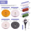 8Pcs 4 Inch Polishing Wheels Pad Denim Wheels for Bench Grinder 4