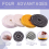 8Pcs 4 Inch Polishing Wheels Pad Denim Wheels for Bench Grinder 6