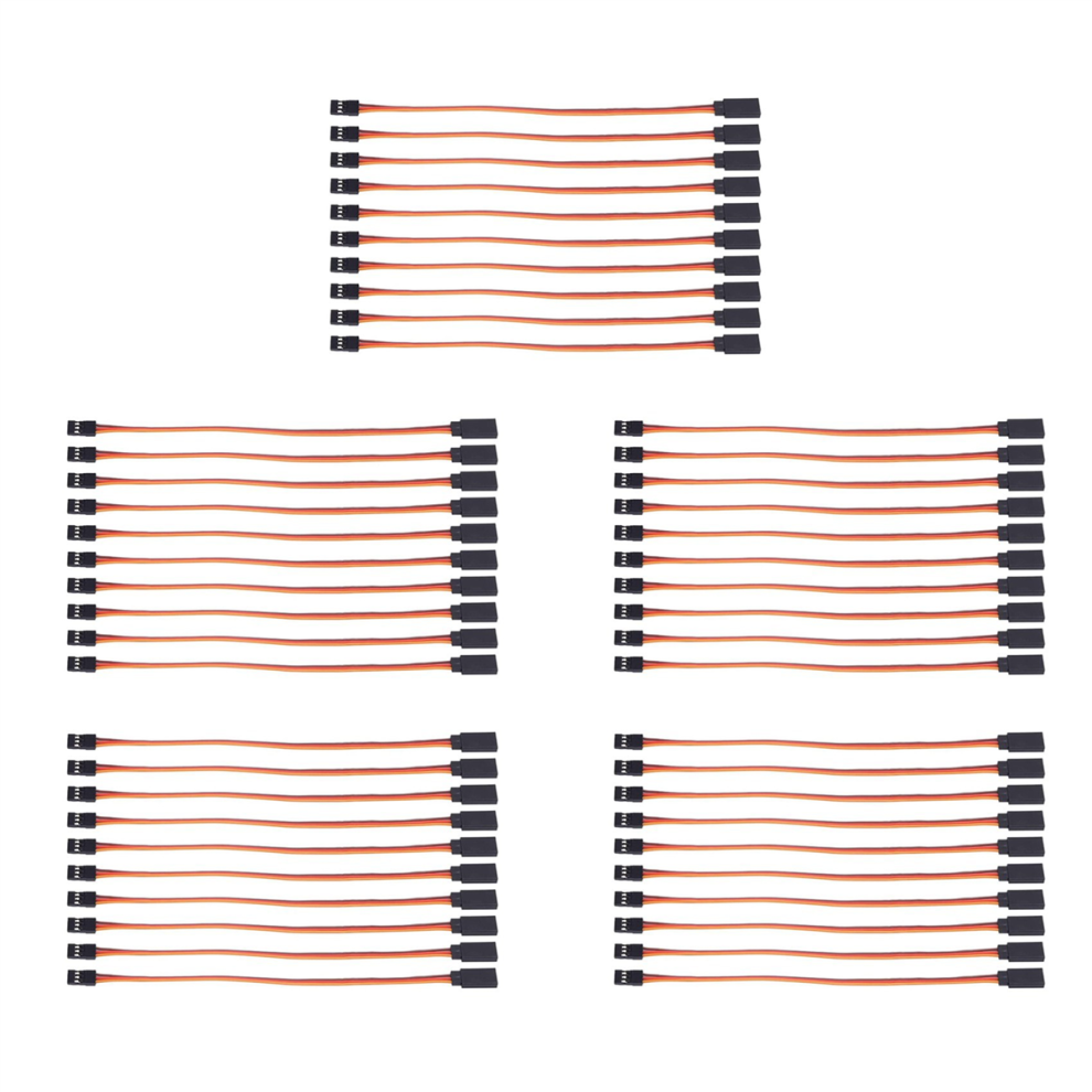 10 Pieces Of Male-To-Female Servo Extension Cords For Rc Futaba's Jr 4714141574851