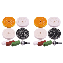 8Pcs 4 Zoll Polieren Räder Pad Denim Räder für Bench Grinder