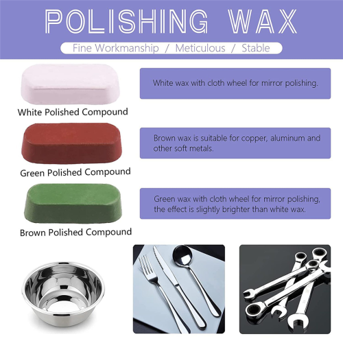 8Pcs 4 Inch Polishing Wheels Pad Denim Wheels for Bench Grinder 2
