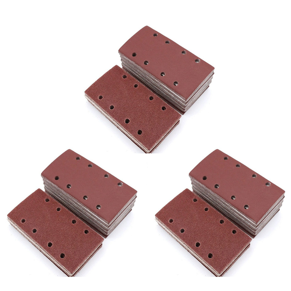 40Pcs Square Sandpaper Grit Flocking Sand Paper For Car Polish Tools 4714141576268