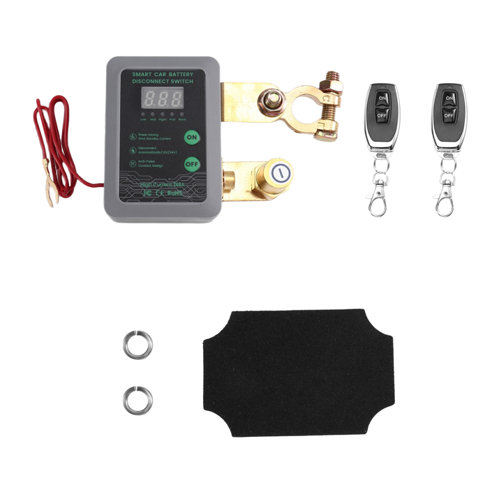 Interruttore Di Scollegamento Della Batteria Per Auto Intelligente Da 12 V/24 V 240 A, Per Auto E Barca-image