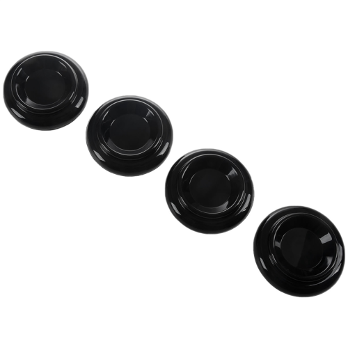 Set di 4 cuscinetti per gambe in plastica per pianoforte (nero) 1