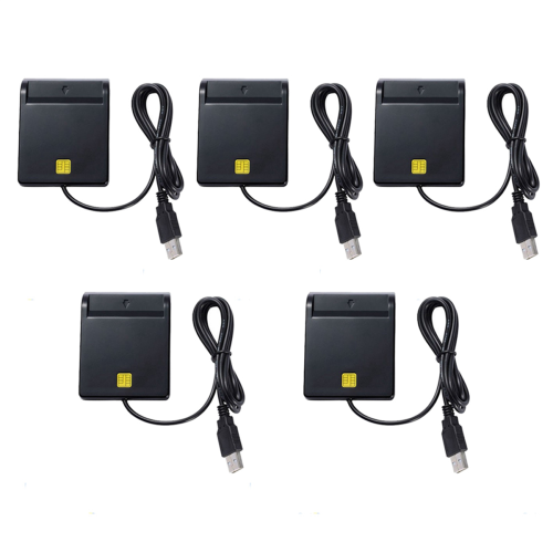 Lecteur de carte à puce EMV portable USB2.0 - FDIT - Blanc - Cartes à