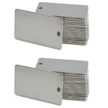 Étiquettes métalliques pour plantes, arbres, jardin, paquet de 50