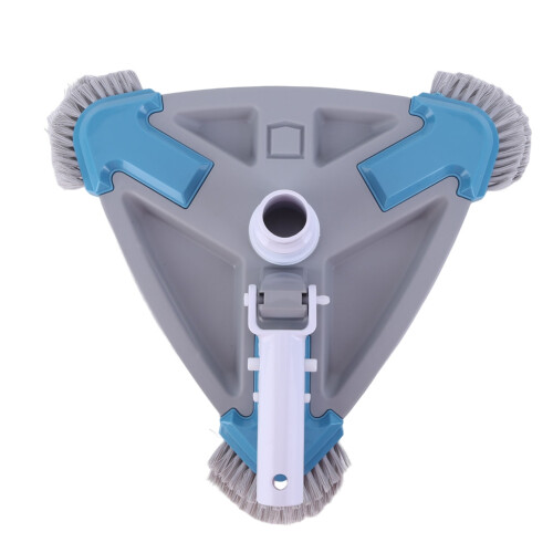 Cabeça de aspirador de piscina em formato triangular, escova limpadora