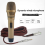 Professionele dynamische handmicrofoon met kabel 2