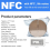 100 stuks NFC-tagsstickers met NTAG213-chip, blanco 4