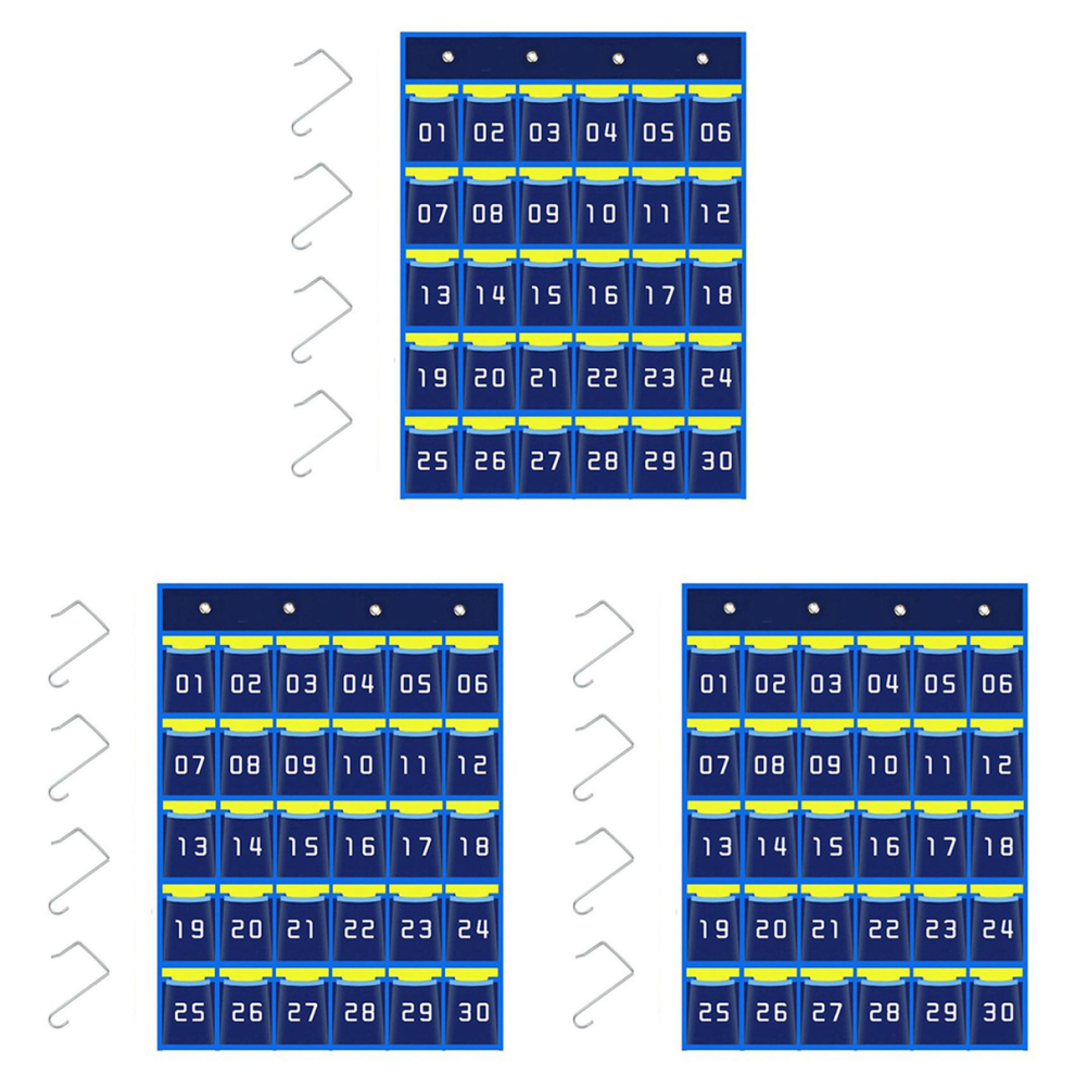 Cell Phone Hanging Organizer for Classroom Phone Holders (30 Pockets)-image-OPC-PJ2895V-NEW