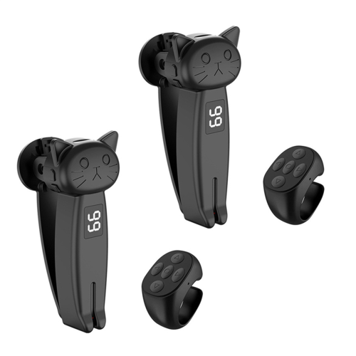 2Set Remote Control Page Turner Auto Clicker Bluetooth 5.3 for