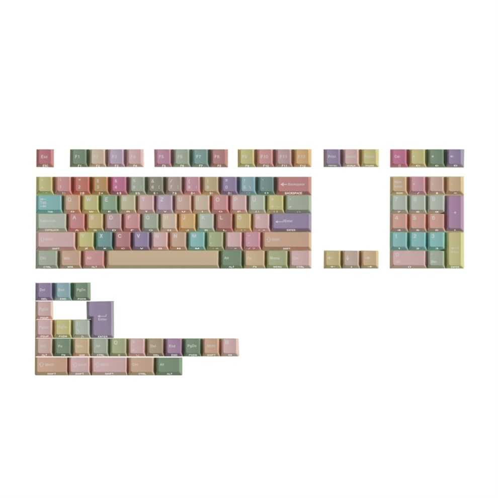 Tasti A Doppia Stampa Dye-Sub Pbt Side Light Cherry Profile Tedesco