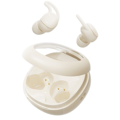 Sleep Earbuds for Side Sleepers Noise Cancelling Mini Cream White