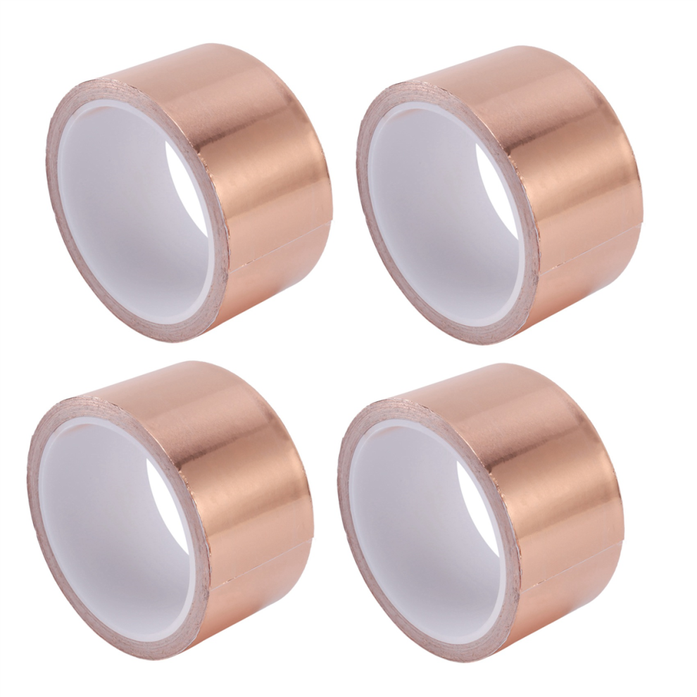 50Mmx10m Copper Foil Copper Tape Self-Adhesive Tape Roll 4714141589695