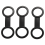 8 Pcs Scuba Diving Silicone Snorkel Mask Strap Keeper Holder Clips 6