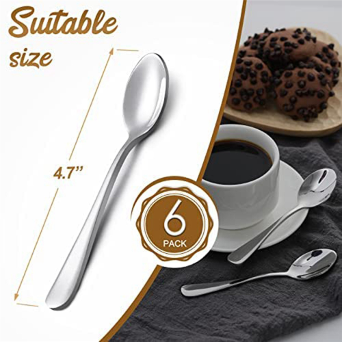 4.7 Inch Stainless Steel Mini Coffee Spoon Dessert Spoon 1