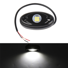 Kit de 4 lampes LED 9 LED pour roche, néon, pour camion, bateau, blanc