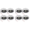Kit di luci al neon a LED da 4 pezzi con 9 LED per camion da strada e barche, bianco 2