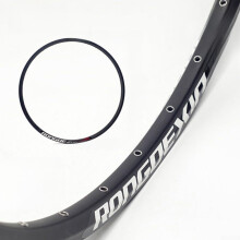 Optimized Design 24' Aluminum Alloy Bike Rim; Efficiently Supports Various Tire Sizes Up To 2 125 Width (28 Holes)