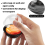 50 Pack Clear Plastic Mini Cupcake Container,for Mini Muffin Macaron 3