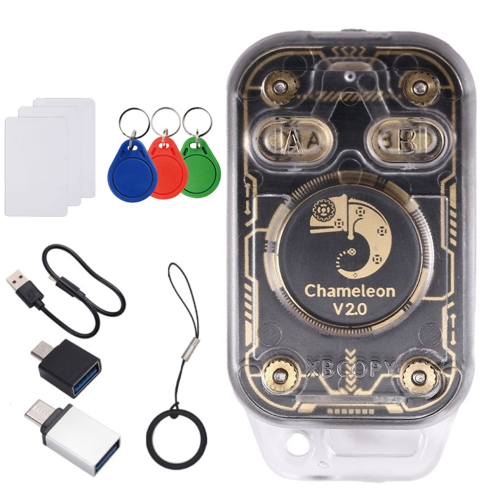 Emulatore Lettore Chip Rfid Intelligente Chameleon V2.0 + Portachiavi 3Xuid-image