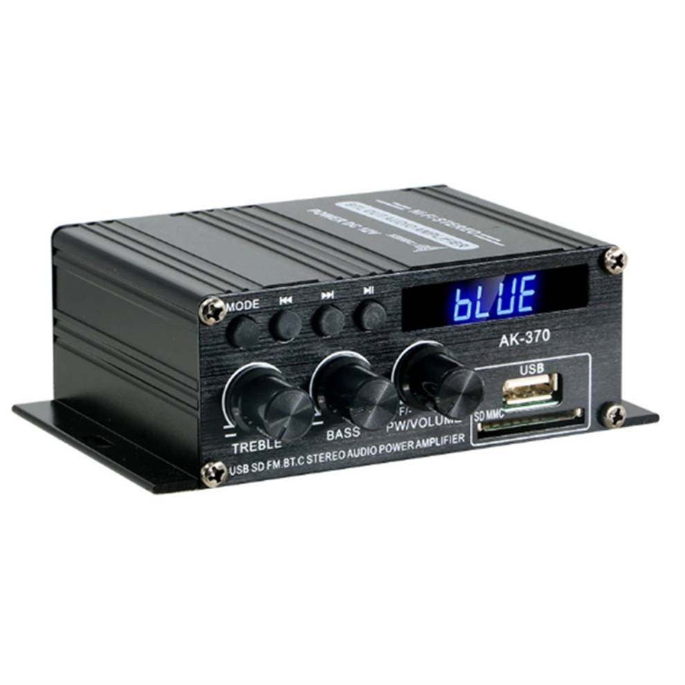 Amplificador De Sonido Canal 2.0 Hifi Bluetooth Amp-image