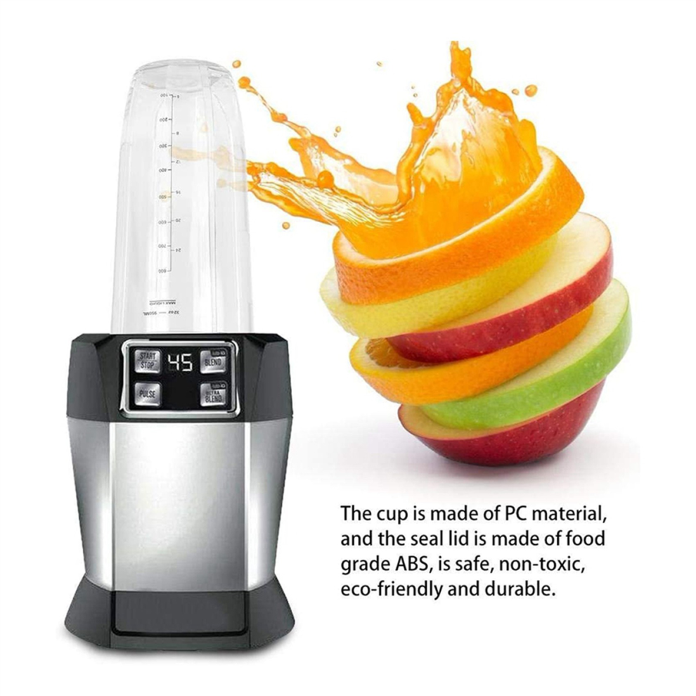 2 Tasses De Rechange Pour Mixeur Magic Bullet – Tailles 18, 24 Ou 32 Oz, Compatibles 900W, Plastique Alimentaire