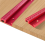 T-Track 45 Chute com escala mm/polegadas Liga vermelha T-tracks Slot Miter 6
