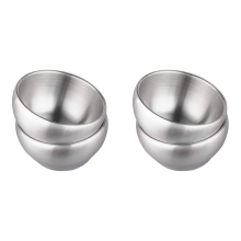 Tigela de sorvete, tigela isolada de 15 oz, tigela de sopa com parede dupla, conjunto de 2