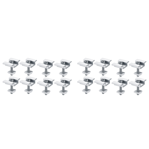 8Pcs Solar Panel Mounting Brackets, Clamps, for PV Solar Panel 35mm