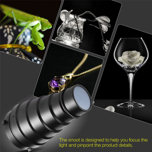 Conical Snoot with Honeycomb Grid 5Pcs Color Filter Kit 2