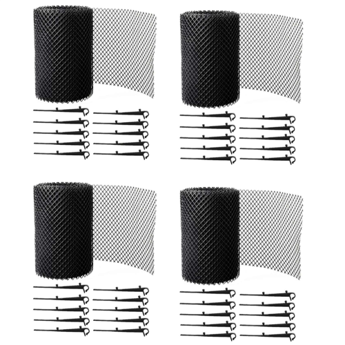 Strainer 2 Set Gutter Guard Mesh Protector Anti-Cover to Gutter Drain