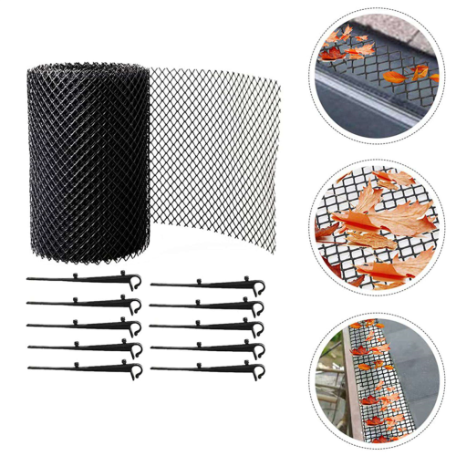Strainer 2 Set Gutter Guard Mesh Protector Anti-Cover to Gutter Drain 1
