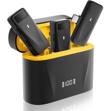 Drahtloses Lavalier-Ansteckmikrofon mit Rauschunterdrückung, USB-C-Mikrofon