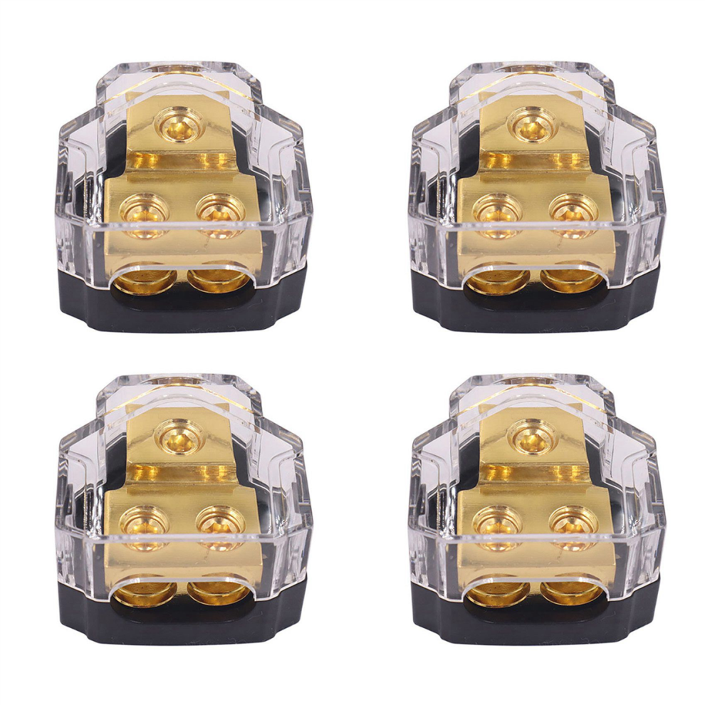 Car 1 In 2 Out Way Power Ground Distributor Blocks Car Audio Splitter 4714141503318