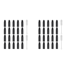 22 Pieces Draft Beer Tap Cover Beer Tap Cleaning Brush 20 Pieces Beer