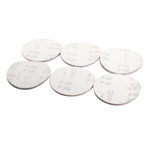 30pcs/set 5inch 125mm Sheets Grit 80/100/120/180/240/320 Sanding Disc 1