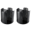 Rotatable Cup and Lid Organizer with 4 Compartments Black 1