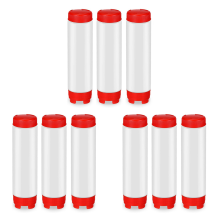 16 Oz Inverted Squeeze Bottles, Refillable Tip for Sauces Ketchup