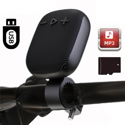 Lautsprecher Fahrrad Lenker Wireless Bluetooth Louderspeaker-Schwarz 1