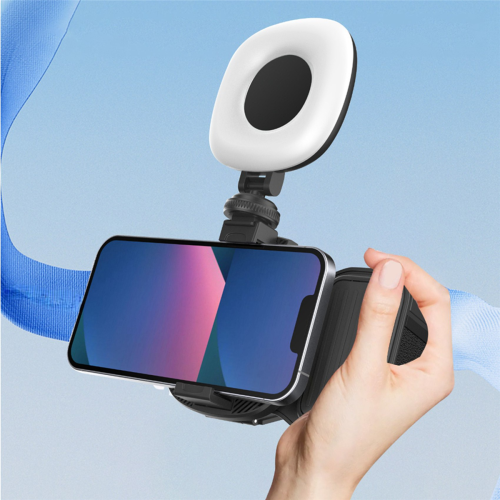 Phone Bluetooth Handheld Stick Handle Accessories Black with Light 2