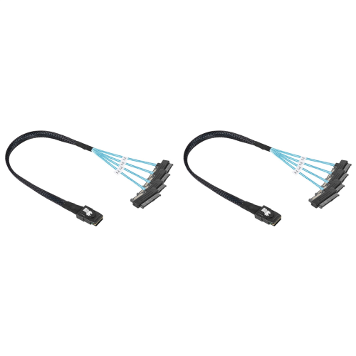 Καλώδιο δεδομένων Mini Sas Sff-8087 σε 4 Sff-8482 για σκληρό δίσκο διακομιστή 0,5 μ.