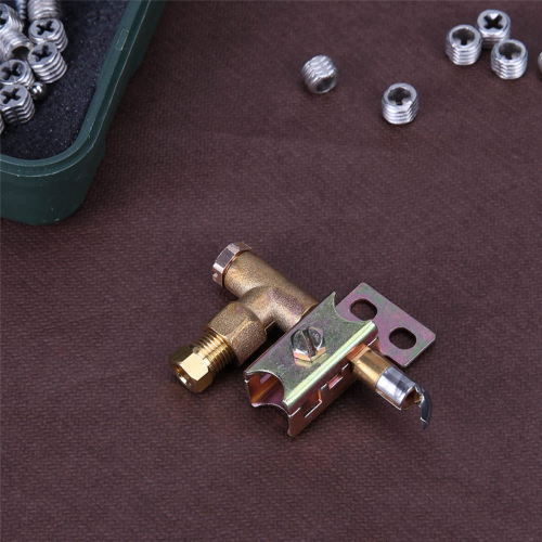 Pilot Burner One Way Flame Bracket Can Have Natural or LP Gas 2 Hole 2