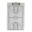 Trocken abwischbares Coaching-Board, doppelseitiges Design-Strategie-Board 6