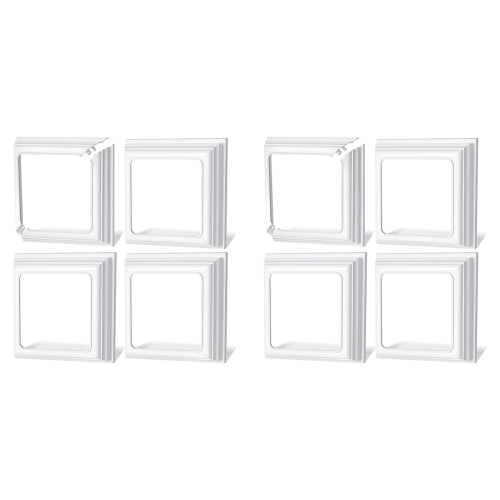 Saia de vinil para postes - Acabamento de base de poste branco para postes de madeira e vinil