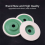 10Pcs 100Mm 4 Inch Wool Buffing Round Wheels Pads Polisher Wheels 3