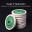 10Pcs 100Mm 4 Inch Wool Buffing Round Wheels Pads Polisher Wheels 2