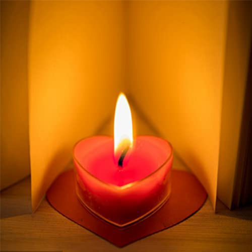 30PCS Heart Shaped Tea Light Candle Cups 1