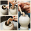 Cup Pottery Clay Tools with Long Grip Handle, Ceramic Throwing Stick 4