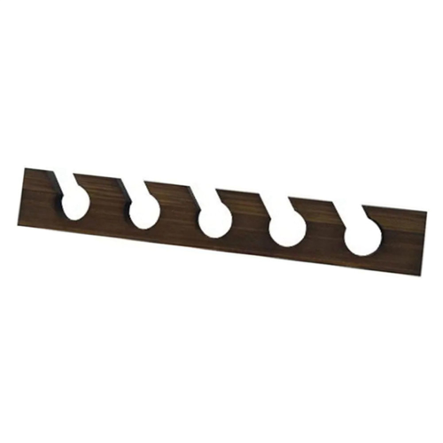 Huthalter aus Holz mit Ablagefläche, Farbe Walnuss-Imitation 1
